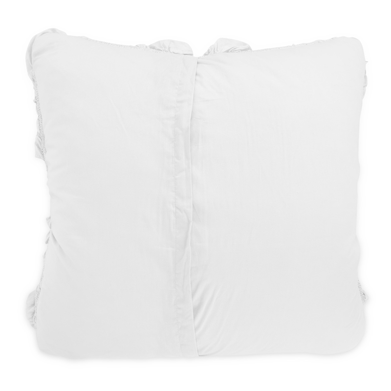 Michael Amini Savanna 5-piece Flower Cotton Queen Comforter Set in White