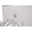 Michael Amini Glimmering Heights Wood Cal King Upholstered Bed in Ivory