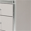 Michael Amini Hollywood Loft Upholstered Dresser in Frost Ivory