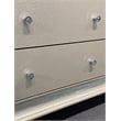 Michael Amini Hollywood Loft Upholstered Dresser in Frost Ivory