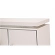 Michael Amini Glimmering Heights Contemporary Wood & Metal Sideboard in Ivory