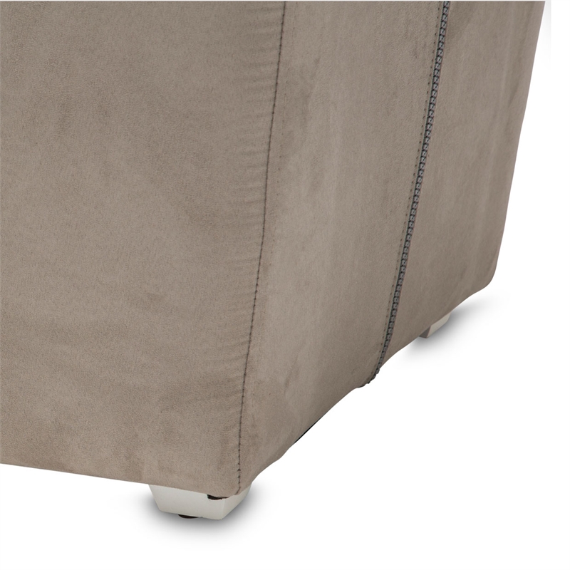 Michael Amini Menlo Station Parsons Dining Chair - Gray (Set of 2)