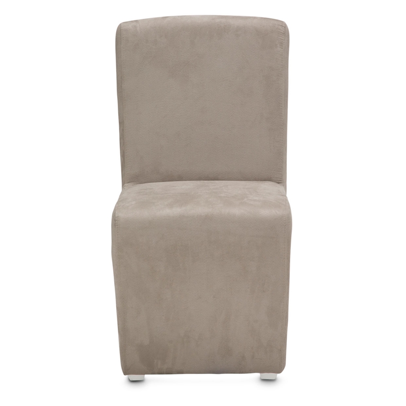 Michael Amini Menlo Station Parsons Dining Chair - Gray (Set of 2)
