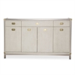 Michael Amini Menlo Station Sideboard with Mirror - Ivory