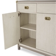 Michael Amini Menlo Station Sideboard with Mirror - Ivory