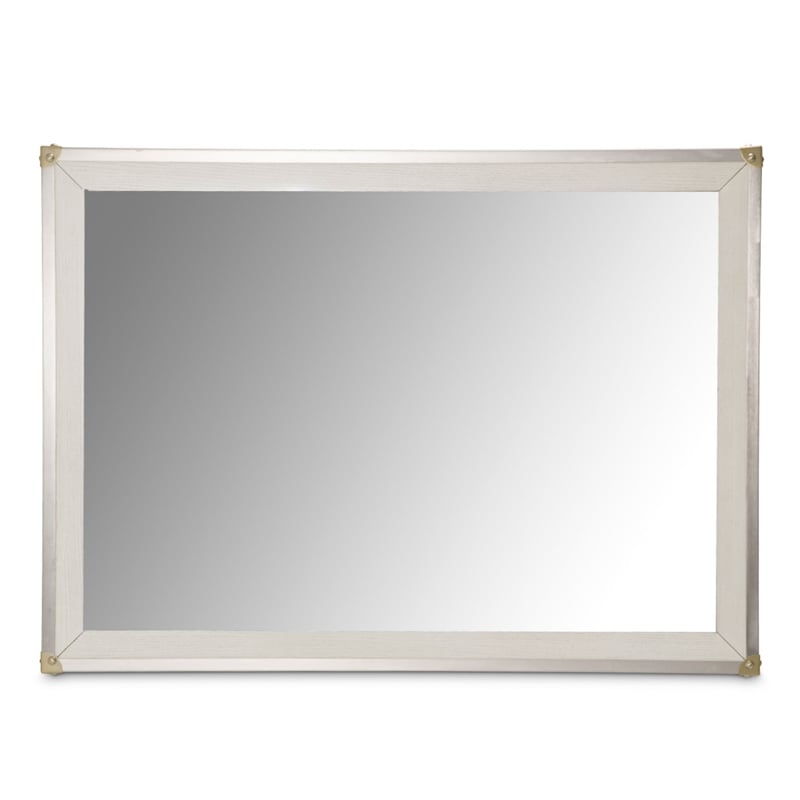 Michael Amini Menlo Station Sideboard with Mirror - Ivory
