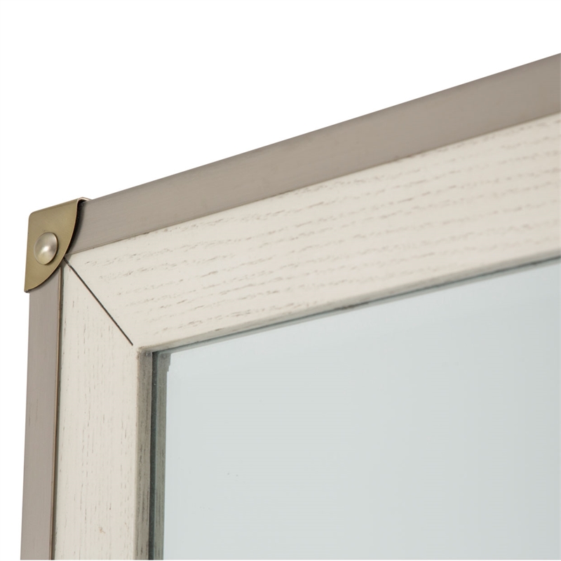 Michael Amini Menlo Station Sideboard with Mirror - Ivory