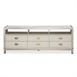 Michael Amini Menlo Station Contemporary TV Console - Ivory