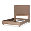 Michael Amini Hudson Ferry Queen  Panel Bed in Autumn Brown