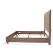 Michael Amini Hudson Ferry Queen  Panel Bed in Autumn Brown