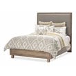 Michael Amini Hudson Ferry Queen Panel Bed - Slate Gray