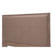 Michael Amini Hudson Ferry Wood Cal King Quilted Panel Bed in Bronze Brown