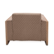 Michael Amini Hudson Ferry Accent Chair - Autumn Brown