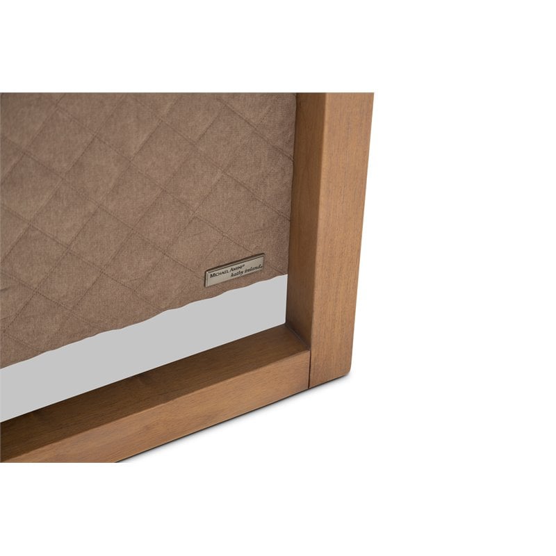 Michael Amini Hudson Ferry Accent Chair - Autumn Brown