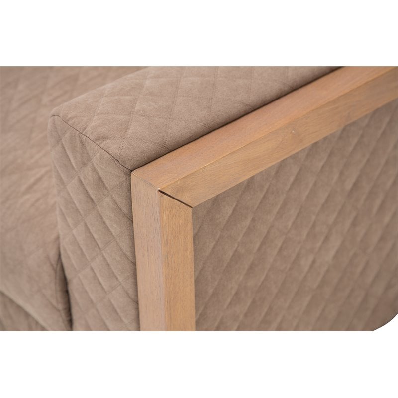 Michael Amini Hudson Ferry Accent Chair - Autumn Brown