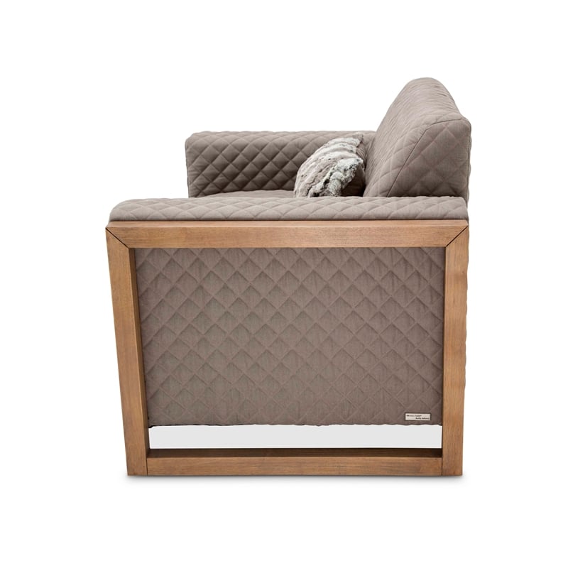 Michael Amini Hudson Ferry Accent Chair - Slate Gray