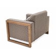 Michael Amini Hudson Ferry Accent Chair - Slate Gray