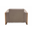Michael Amini Hudson Ferry Accent Chair - Slate Gray