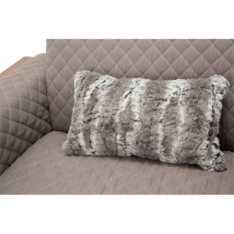 Michael Amini Hudson Ferry Accent Chair - Slate Gray