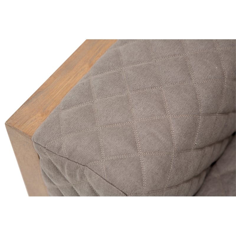 Michael Amini Hudson Ferry Accent Chair - Slate Gray