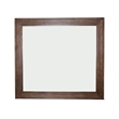 Michael Amini Carrollton Wood Dresser with Mirror in Rustic Brown