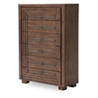 Michael Amini Carrollton 6-Drawer Chest in Rustic Ranch Brown