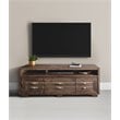 Michael Amini Carrollton Wood TV Console in Rustic Ranch Brown
