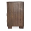 Michael Amini Carrollton Wood TV Console in Rustic Ranch Brown
