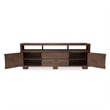 Michael Amini Carrollton Wood TV Console in Rustic Ranch Brown