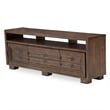 Michael Amini Carrollton Wood TV Console in Rustic Ranch Brown