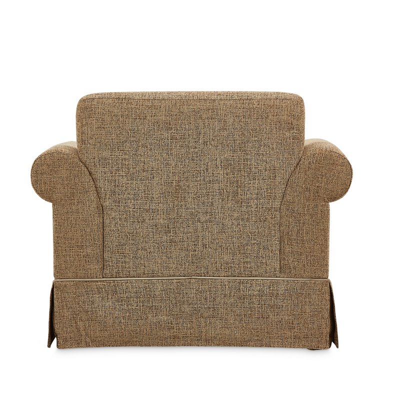 Michael Amini Carrollton Chenille Accent Chair in Sand