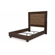 Michael Amini Carrollton Queen Panel Bed in Rustic Ranch Brown