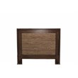 Michael Amini Carrollton Queen Panel Bed in Rustic Ranch Brown
