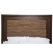 Michael Amini Carrollton Queen Panel Bed in Rustic Ranch Brown