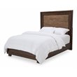 Michael Amini Carrollton Queen Panel Bed in Rustic Ranch Brown