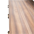 Michael Amini Crossings Wood & Metal Writing Desk in Reclaimed Barn Brown