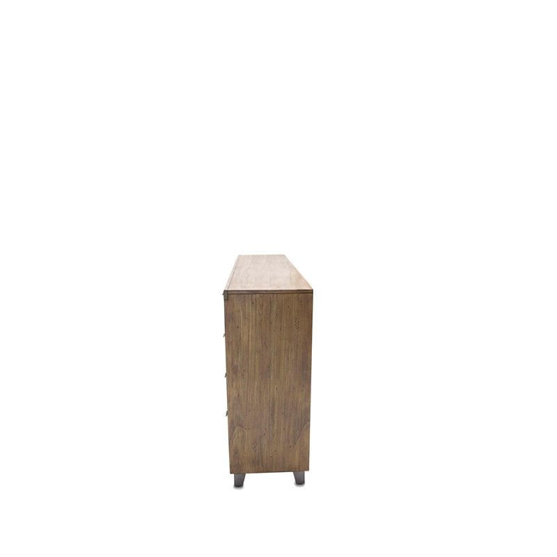 Michael Amini Del Mar Sound Contemporary Wood Dresser in Boardwalk Brown