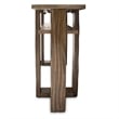 Michael Amini Del Mar Sound Wood & Glass Console Table in Boardwalk Brown
