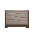 Michael Amini Del Mar Sound Eastern King Panel Bed - Boardwalk Brown