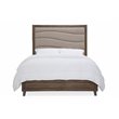 Michael Amini Del Mar Sound Queen Panel Bed in Boardwalk Brown