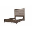 Michael Amini Del Mar Sound Queen Panel Bed in Boardwalk Brown