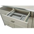 Michael Amini Silverlake Village Contemporary Wood & Metal Dresser - Washed Oak