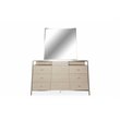 Michael Amini Silverlake Village Dresser with Mirror - Washed Oak