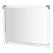 Michael Amini State St. Modern Acrylic Wall Mirror - Clear