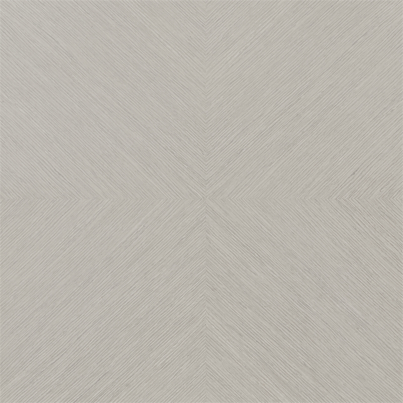 Michael Amini Eclipse Oval Rubberwood & Steel Dining Table in Moonlight Gray