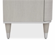 Michael Amini Eclipse Wood & Marble Sideboard with Mirror in Moonlight Gray