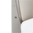 Michael Amini Eclipse Cal. King Bed with LED Lights - Moonlight Gray
