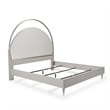Michael Amini Eclipse Queen Bed with LED Lights - Moonlight Gray