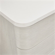 Michael Amini Eclipse 6-Drawer Wood & Marble Chest in Moonlight Gray