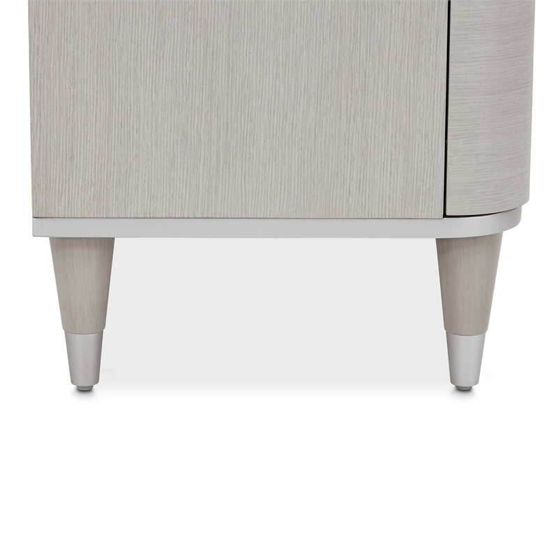 Michael Amini Eclipse Poplar Wood Sideboard in Moonlight Gray